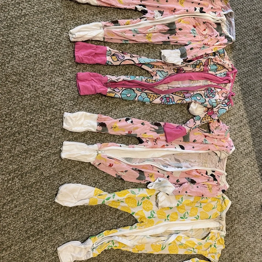 Like new — Little Sleepies Kids Pajamas - set of 4, size 0-3mos - Picture 1 of 5